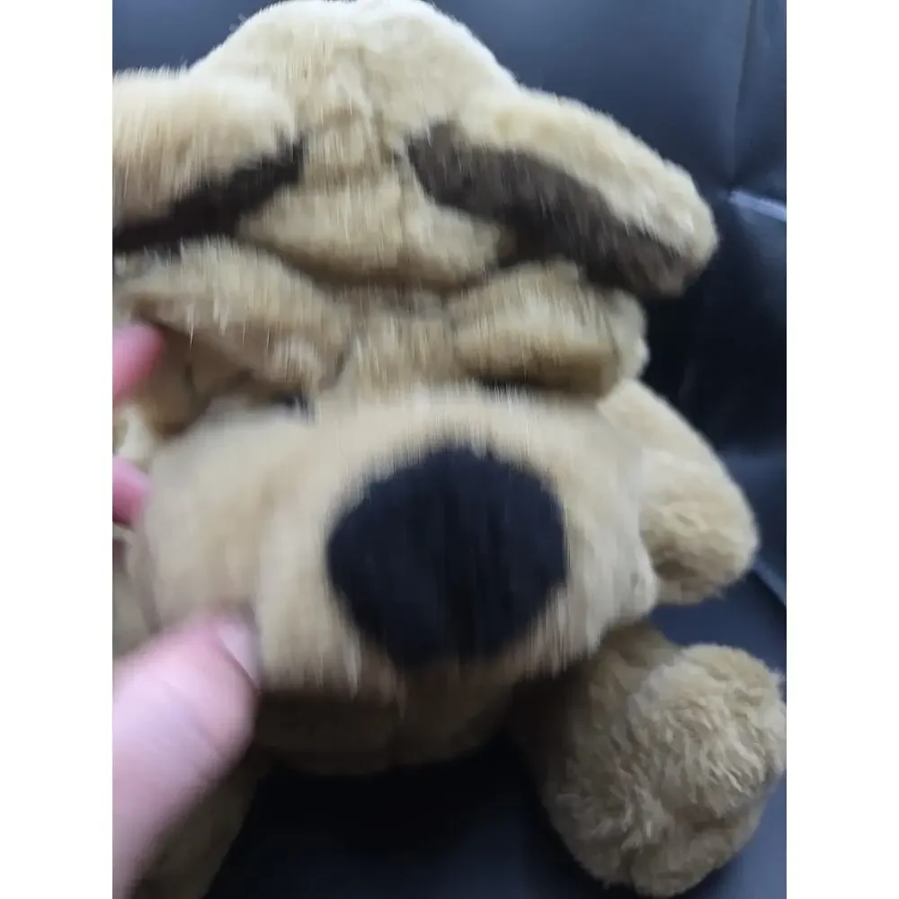 Cuddle Wit Brown Dog Vintage Stuffed Animal Plush Toy Big Soft